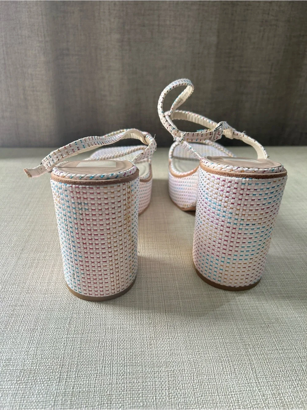 Dolce Vita woven platform